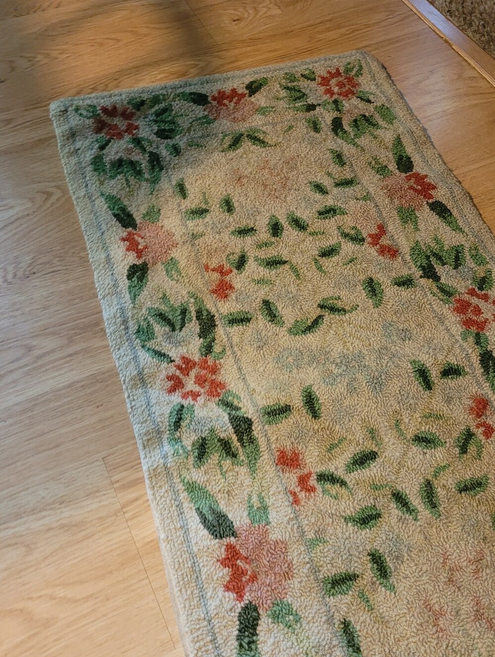 Vintage Handmade Rug - Picture 9 of 11
